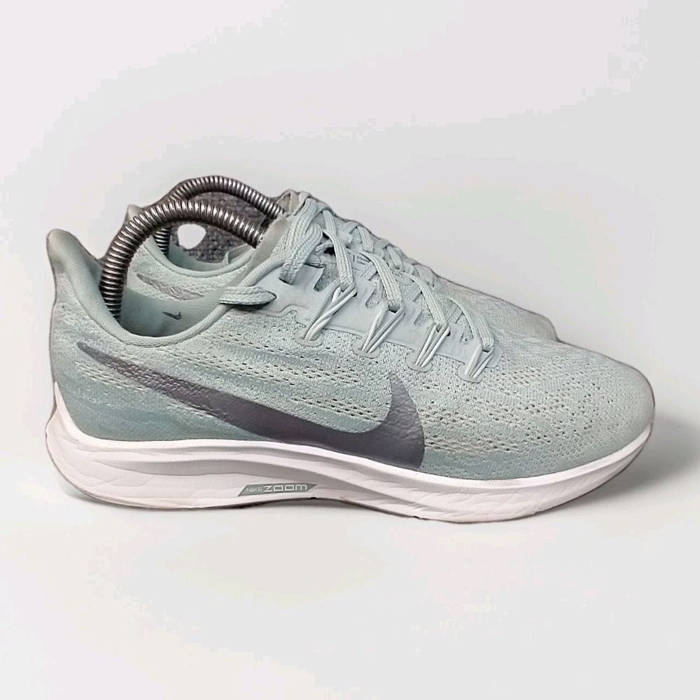 Nike Air Zoom Pegasus 36 Womens 8‎ Running Shoes Ocean Cube Green AQ2210-302